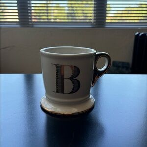 Anthropologie B coffee mug